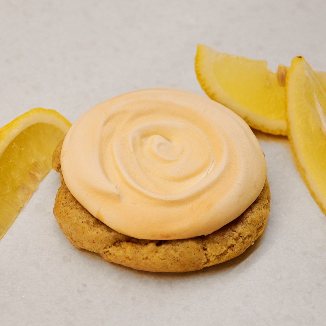 Lactosevrije Lemon Meringue Cookie